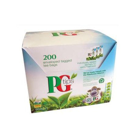 PG Tips Envelope Tea Bag Pack (200) - Discount Coffee
