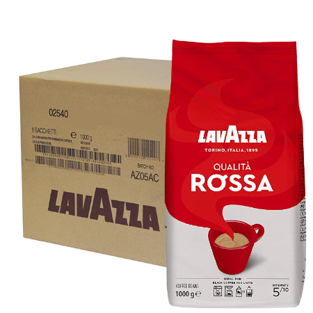 Lavazza Qualita Rossa Coffee Beans (3 x 1kg)