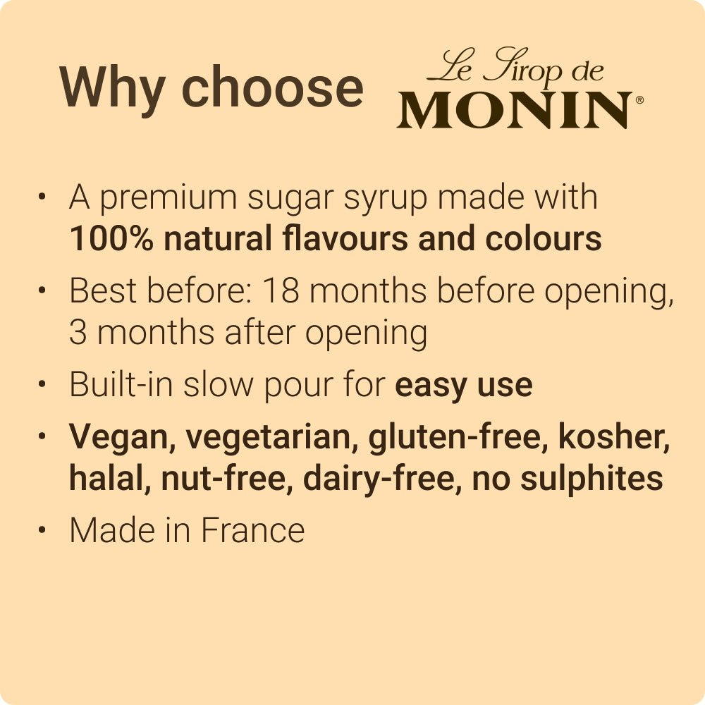 Monin Passion Fruit Flavouring Syrup (700ml) - Discount Coffee