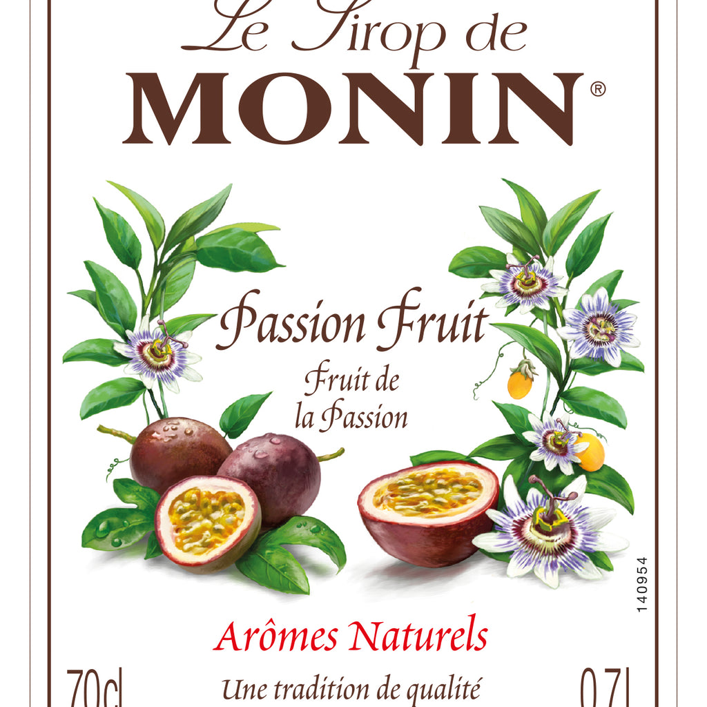 Monin Passion Fruit Flavouring Syrup (700ml) - Discount Coffee 