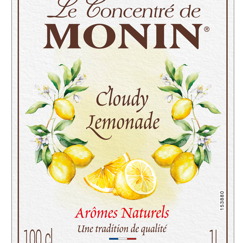 Monin Cloudy Lemonade Flavouring Syrup (1 Litre) - Discount Coffee