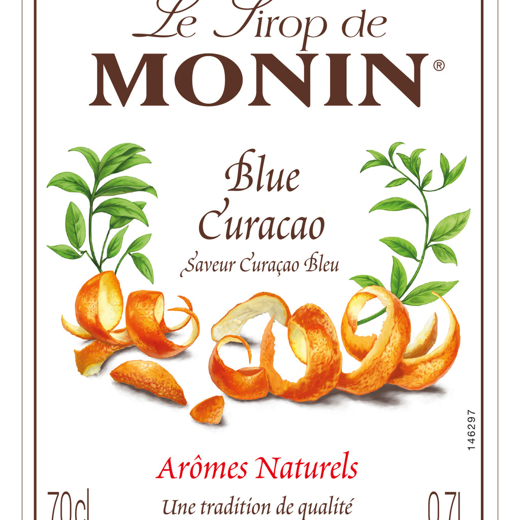 Monin Blue Curacao Flavouring Syrup (700ml) - Discount Coffee