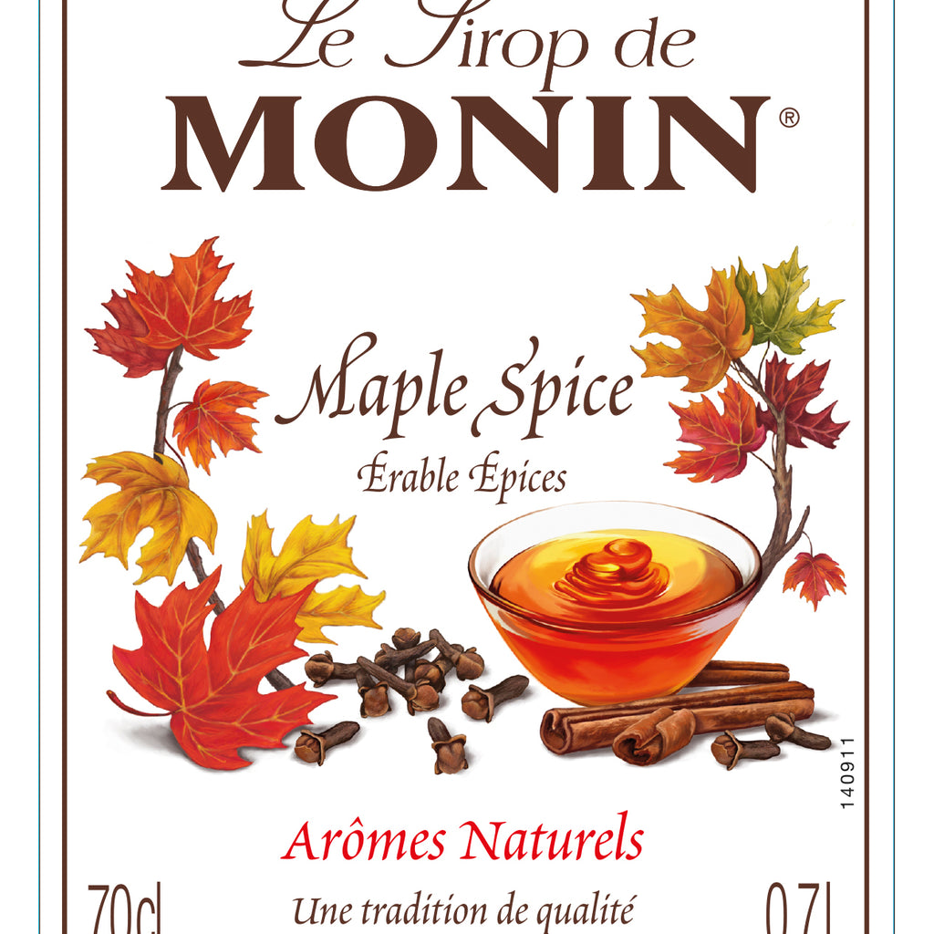 Monin Maple Spice Flavouring Syrup (700ml) - Discount Coffee