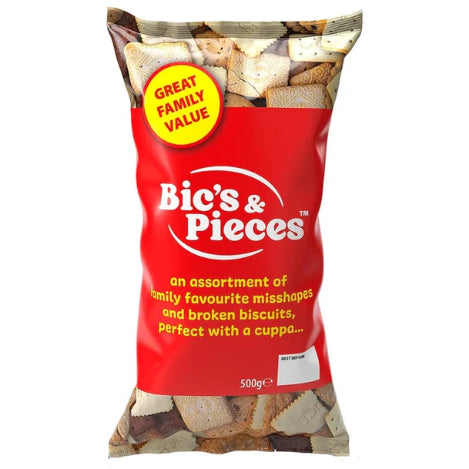 Bic's & Pieces Misshaped Biscuit Assortment (500g) - Discount Coffee