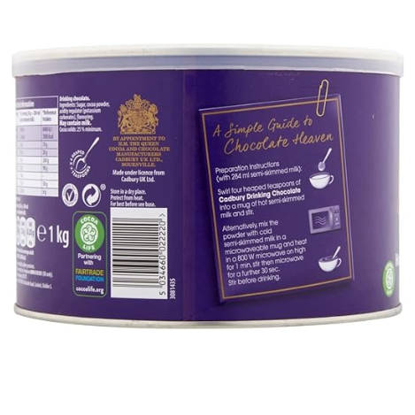 Cadbury's Hot Chocolate (1kg) - Discount Coffee