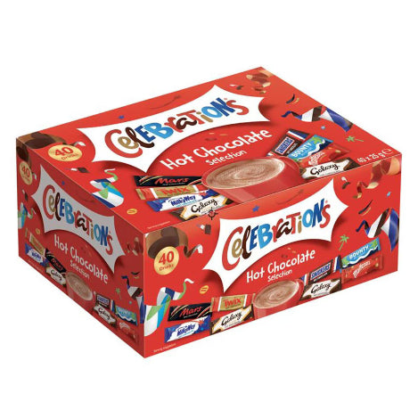 Celebrations Instant Hot Chocolate Selection Sticks (40) - Discount Coffee