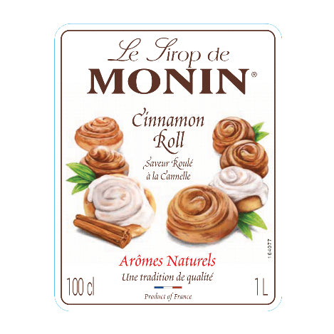 Monin Cinnamon Roll Flavouring Syrup (1 Litre) - Discount Coffee