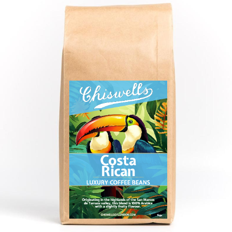 Chiswells Costa Rican Coffee Beans (1kg) - Discount Coffee