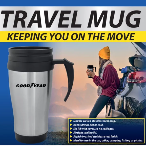 GoodYear Insulated Travel Mug - Discount Coffee