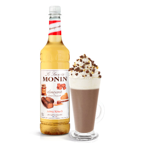 Monin Honeycomb Flavouring Syrup (1 Litre) - Discount Coffee