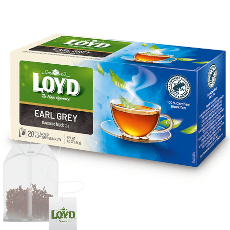 Loyd Earl Grey Tea Bags (20 Bags) - Discount Coffee