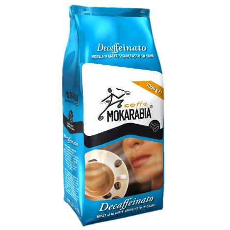 Mokarabia Cuor Di Moka Decaffeinated Coffee Beans (1kg) - Discount Coffee