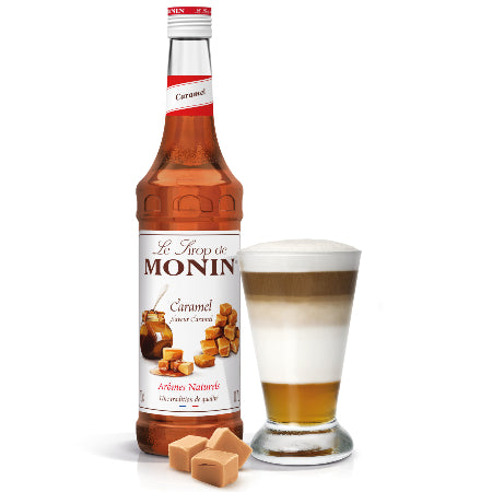 Monin Caramel Flavouring Syrup (1 Litre) - Discount Coffee