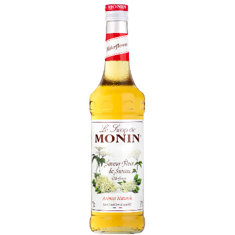 Monin Elderflower Flavouring Syrup (700ml) - Discount Coffee