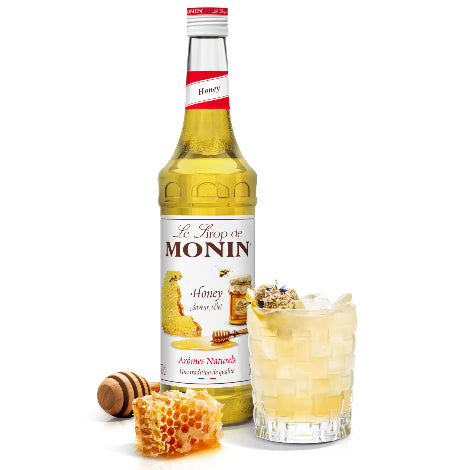 Monin Honey Flavouring Syrup (700ml) - Discount Coffee