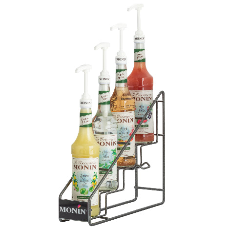 Monin 4 Syrup Bottle Rack - Discount Coffee