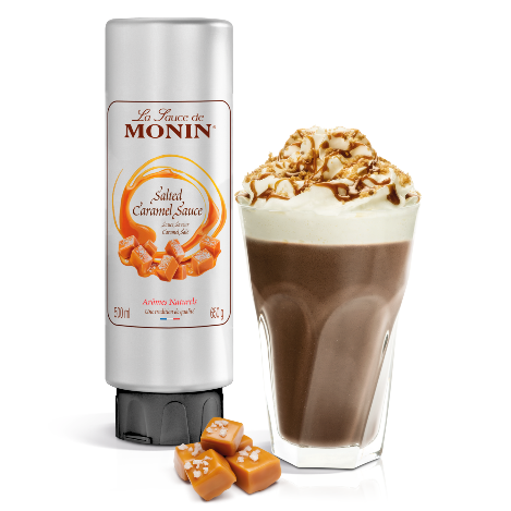 Monin Salted Caramel Sauce (500ml) - Discount Coffee