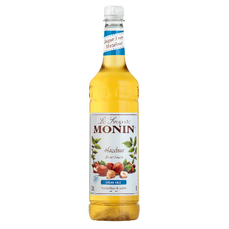 Monin Sugar Free Hazelnut Flavouring Syrup (1 Litre) - Discount Coffee