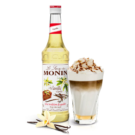 Monin Vanilla Flavouring Syrup (1 Litre) - Discount Coffee