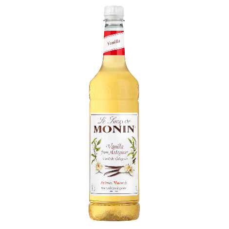Monin Vanilla Flavouring Syrup (1 Litre) - Discount Coffee