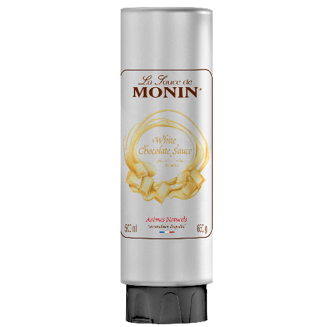 Monin White Chocolate Sauce (500ml) - Discount Coffee