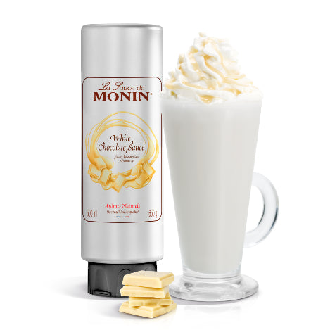 Monin White Chocolate Sauce (500ml) - Discount Coffee