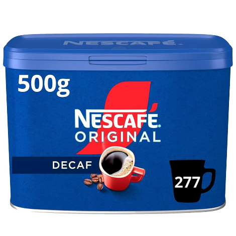 Nescafe Original Decaffeinated Coffee Granules (500g) - Discount Coffee