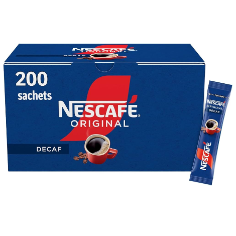 Nescafe Decaffeinated Coffee One Cup Sticks (200) - Discount Coffee