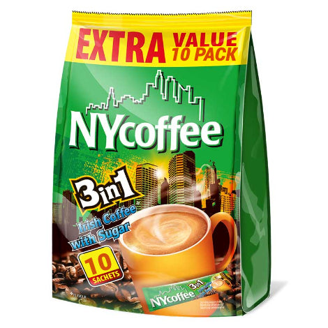 NY Irish Cream Instant White Coffee with Sugar 3 in 1 Sachets - Discount Coffee