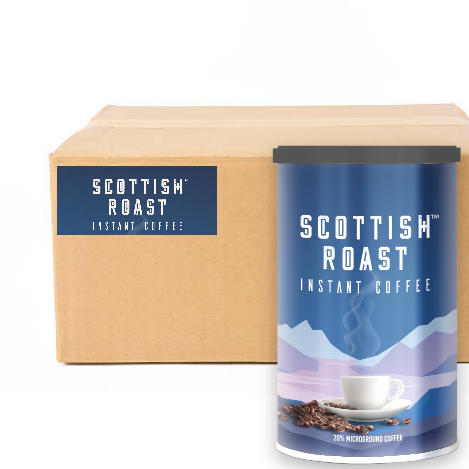 Scottish Roast Instant Coffee Tin - Case Bargain Deal (12 x 95g)