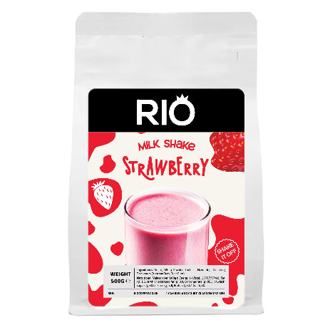 Rio Strawberry Milkshake Powder Mix (500g) - Discount Coffee