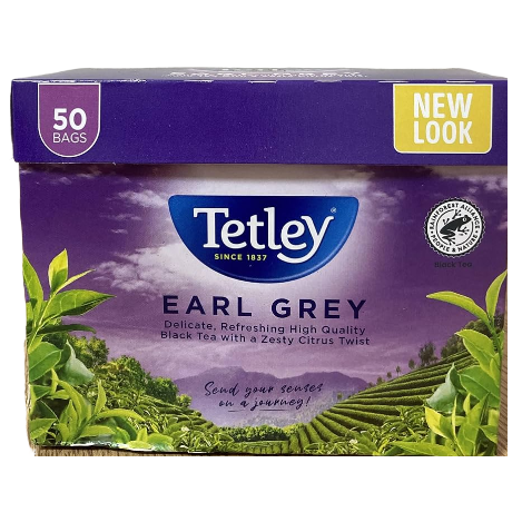 Tetley Earl Grey Teabags (50) - Discount Coffee